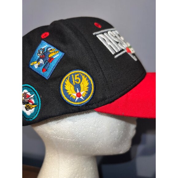 Commemorative Air Force Blue & Red W Patches + Pin OS Adjustable Baseball Cap - Picture 5 of 11